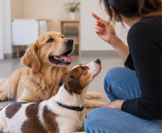 Clases de italiano con perros