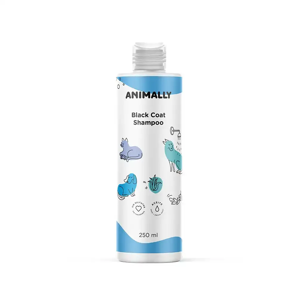 Black Coat Shampoo 250 ml - champú para pelo negro de perros y gatos