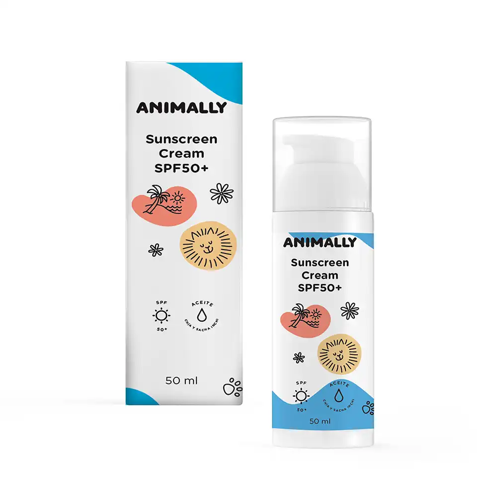 Sunscreen cream SPF50+ – Protector solar para perros y gatos