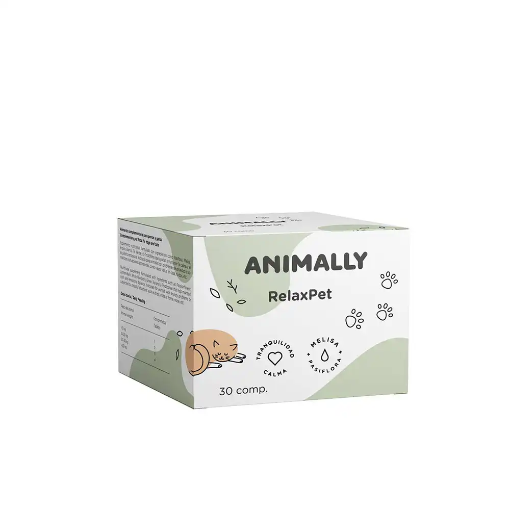 Relaxpet 30 comprimidos – relajante natural para perros y gatos